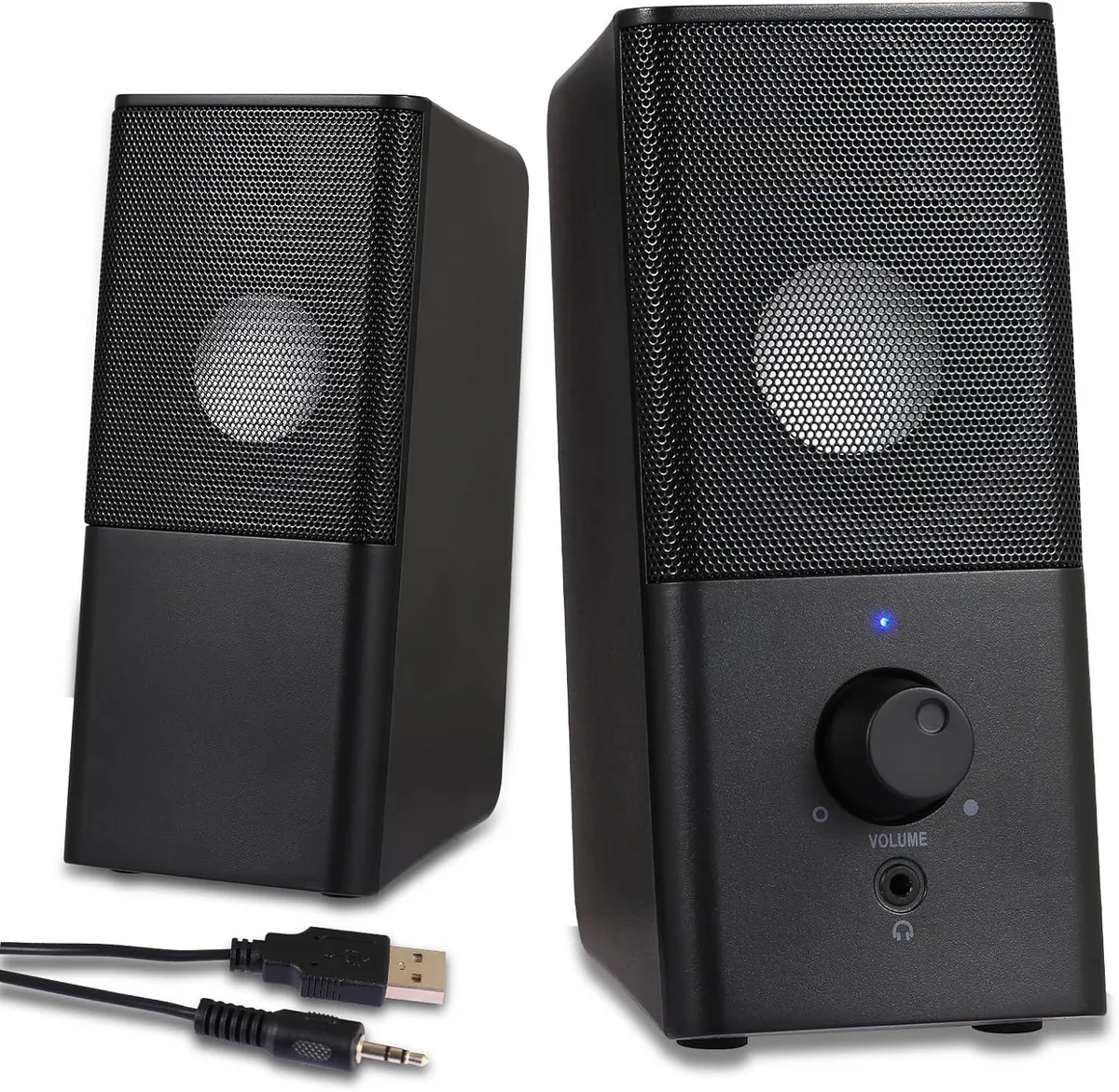  ottosing H21 2.0 USB Speaker 180 W Black 3.2×6.9×3.7 in — product photo