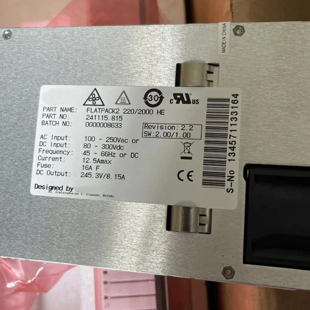 KHACHIMO KHACHIMO FLATPACK2 220/2000 HE 245.3V 8.15A 2000W Power Supply — product photo