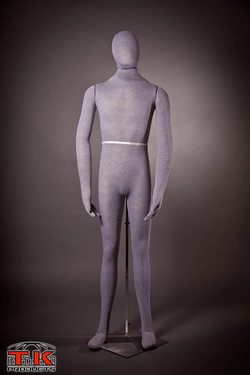 Tk Products Tk Products Flexible Posable Full-size Male Mannequin Grey — product photo