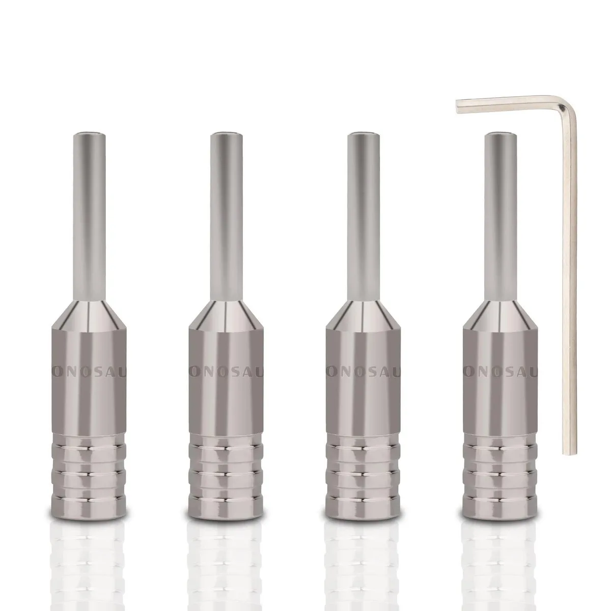 Alphacool Alphacool 4 pcs Banana Plugs Pure Copper Rhodium Plated 2 in 1 accessory — product photo