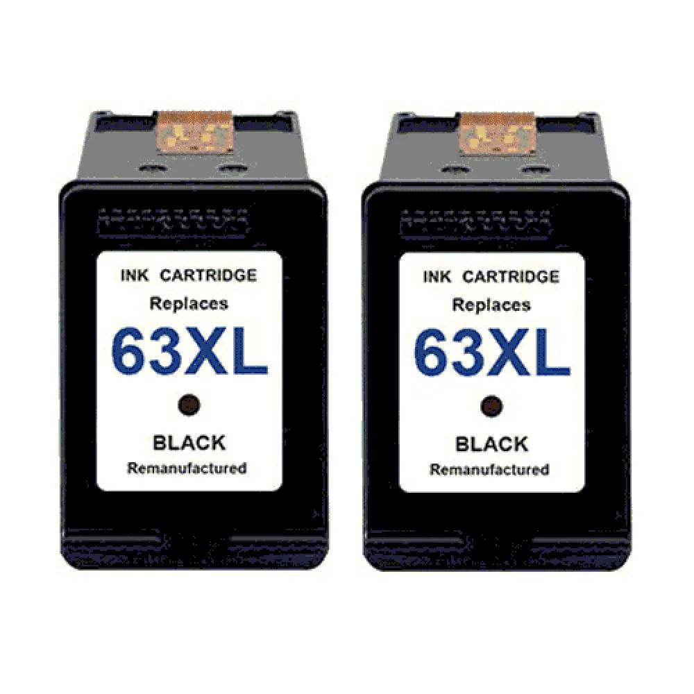 Ninestar Technology Ninestar Technology F6U64AN 63XL 2-pack high-yield black ink cartridges — product photo