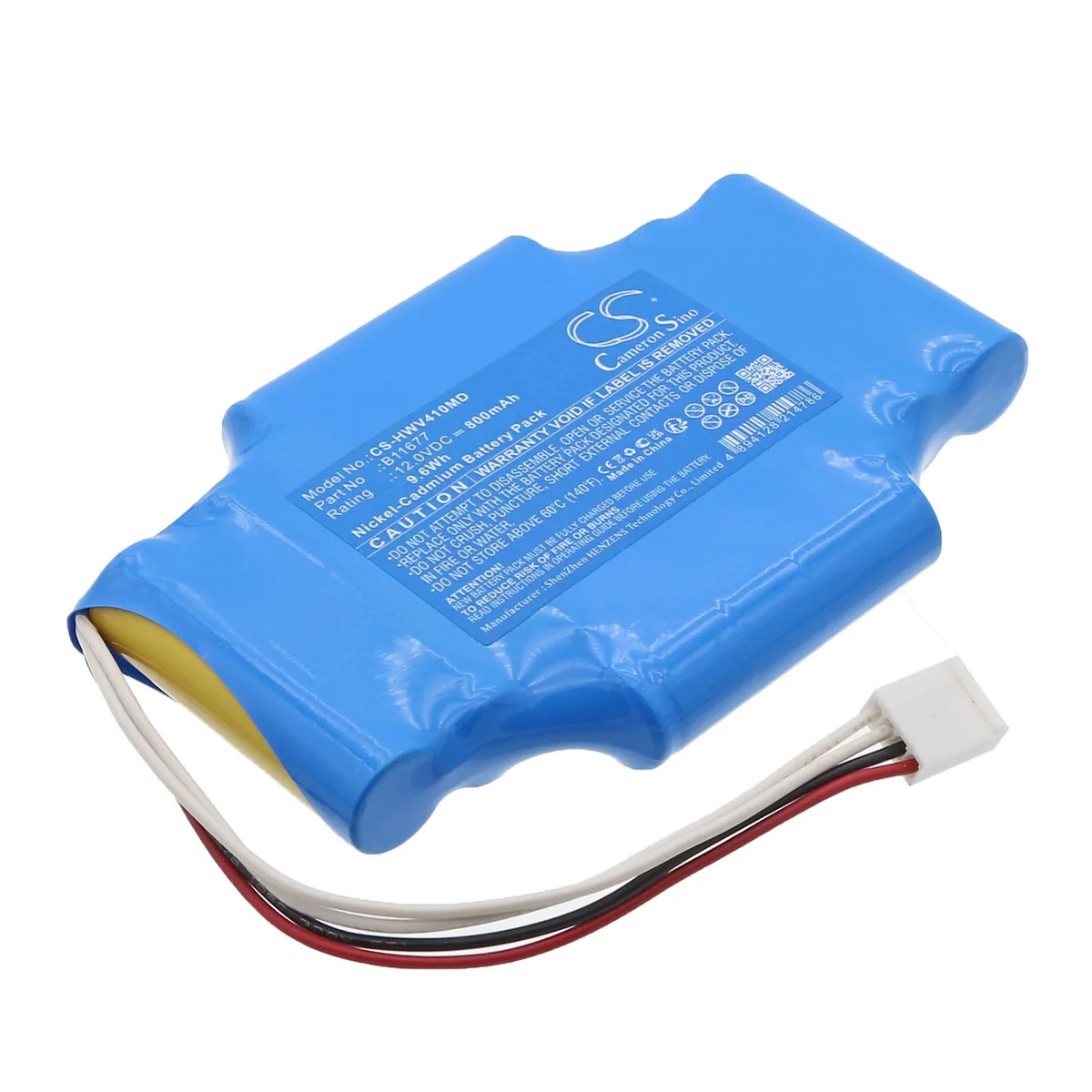 Cameron &amp; Co Cameron &amp; Co Battery DS-CS-HWV410MD 12V .8Ah Ni-CD Blue — product photo
