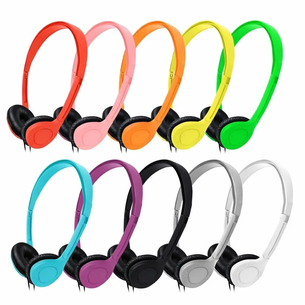 V2 Technologies V2 Technologies On-Ear Headphones 20 Pack 3.5mm — product photo