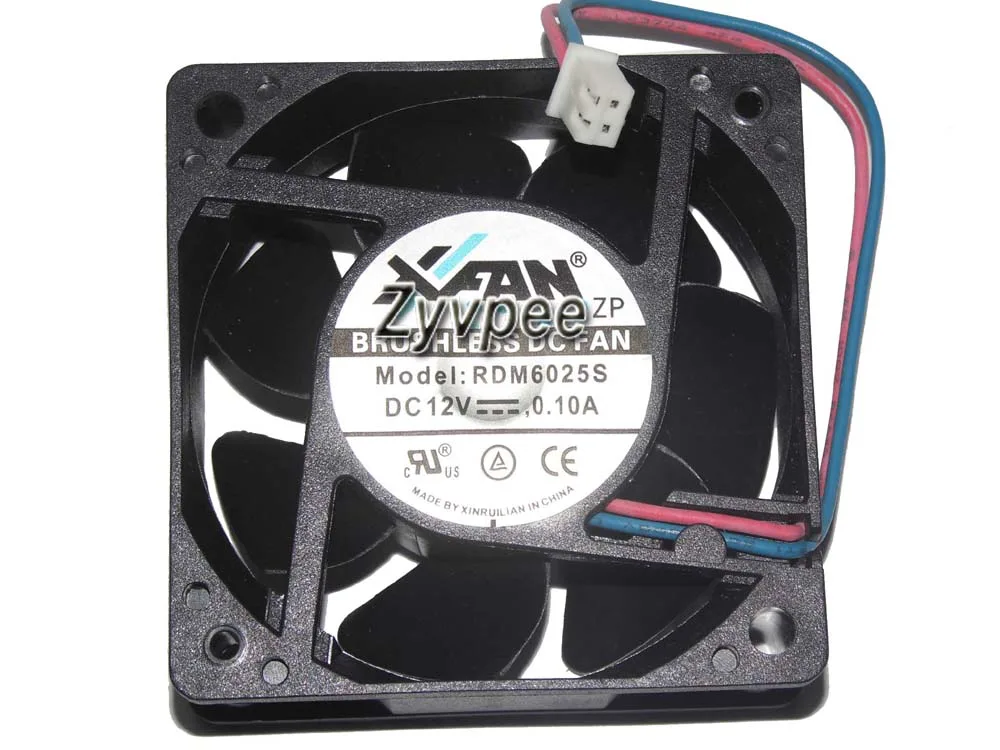 Zyvpee Zyvpee RDM6025S 60x25mm 12V 0.1A 2 Pin Case Fan — product photo