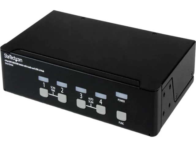 STARTECH STARTECH SV431DVIUA 4-Port DVI USB KVM Switch with Audio — product photo