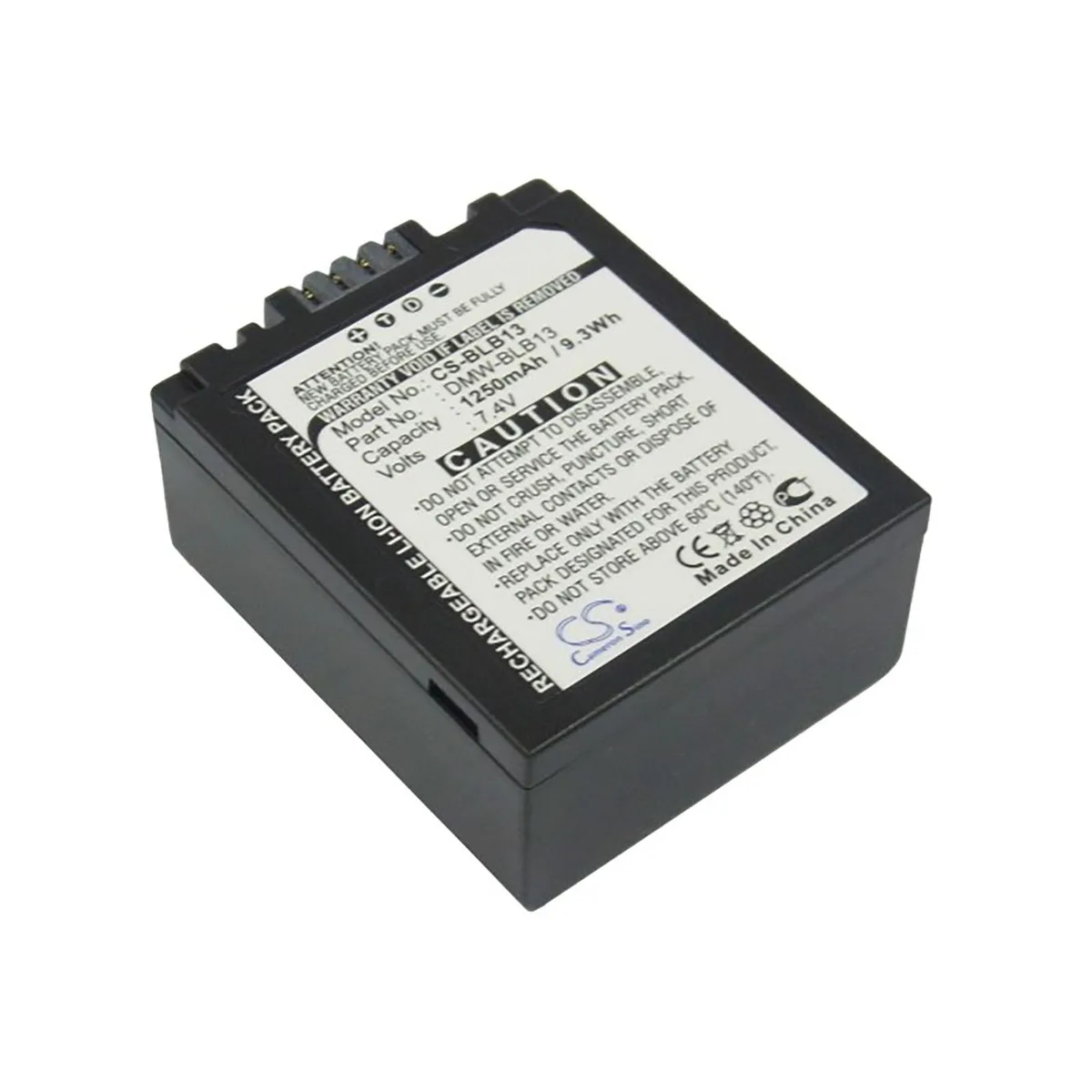 Cameron &amp; Co Cameron &amp; Co DS-CS-BLB13 camera battery 7.4V 1250mAh 9.25Wh Li-ion Black — product photo