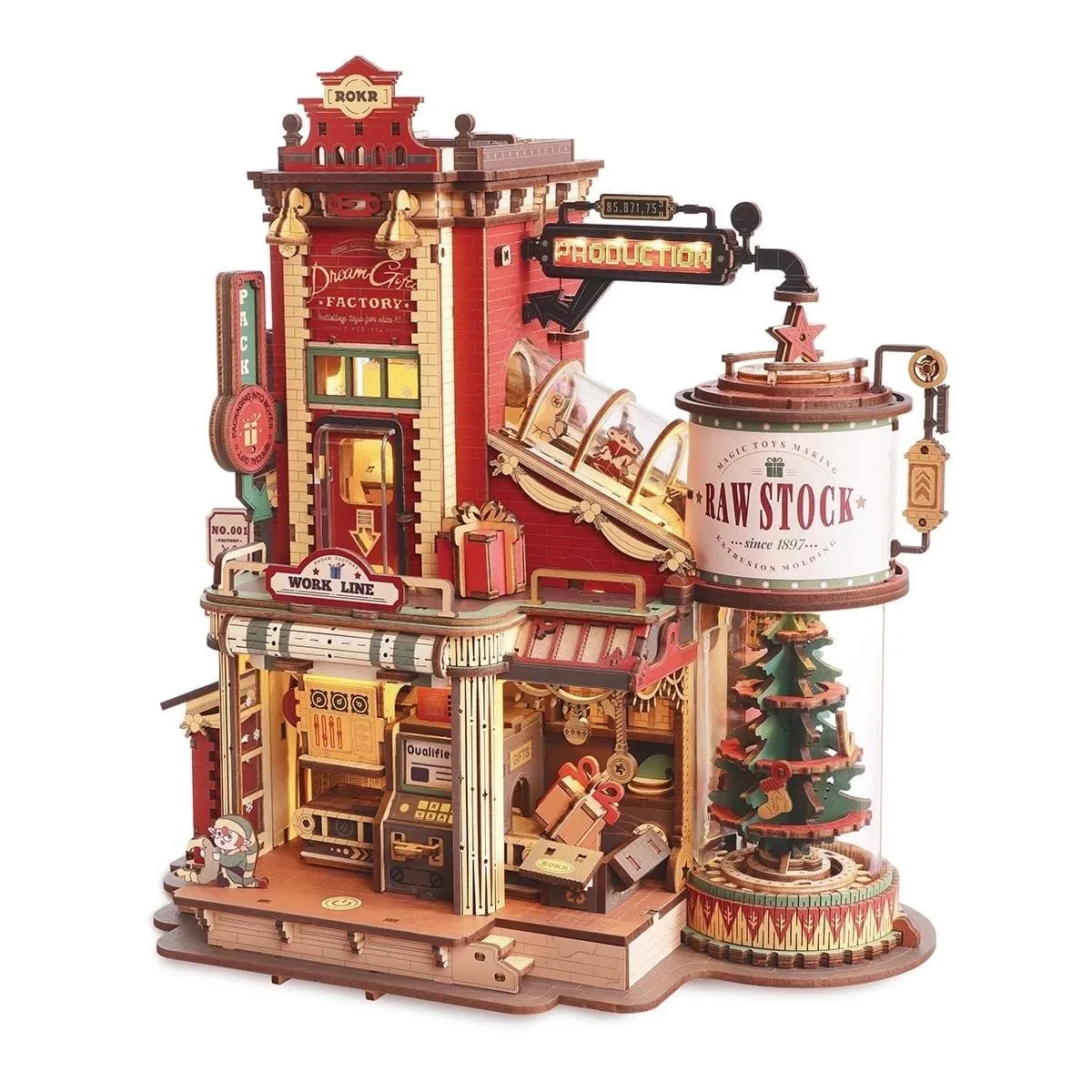 ROKR ROKR Dream Gift Factory 3D Wooden Puzzle — product photo