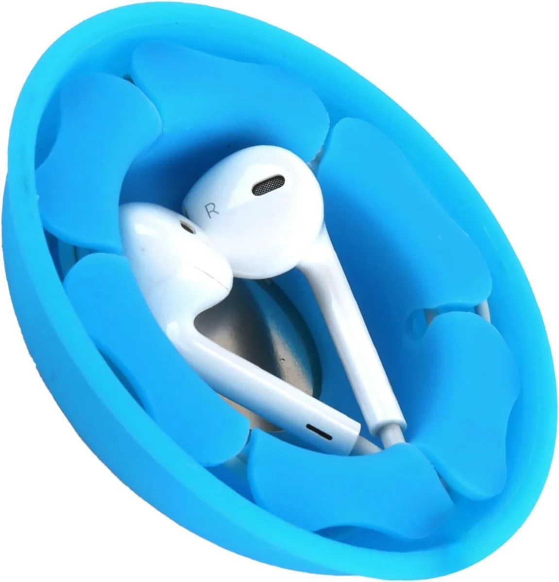 MAONO MAONO Earbud Case Magnetic Cord Organizer Blue — product photo