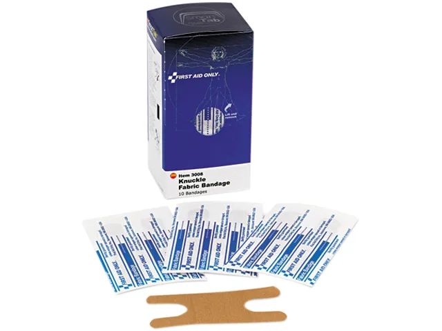 First Aid Only First Aid Only FAE-3008 Knuckle Bandages, 10/Box — product photo