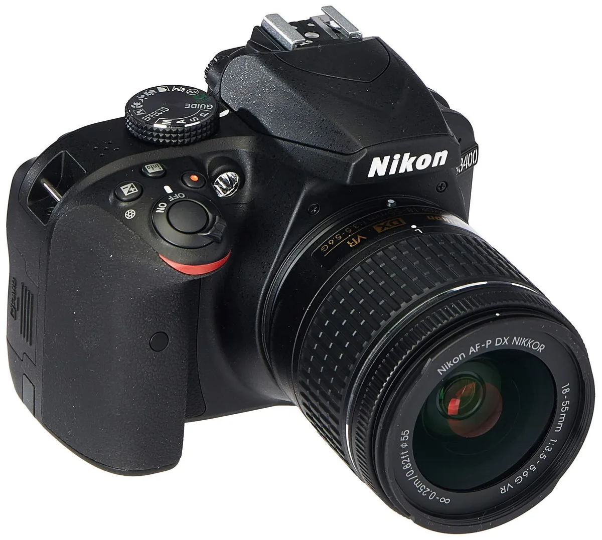 Nikon Inc Nikon Inc D3400 24.2MP DSLR camera with 18-55mm f/3.5-5.6G VR lens Black — product photo