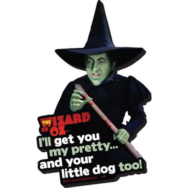Aquarius Aquarius 95223 Wizard of Oz Wicked Witch of the West Magnet — product photo