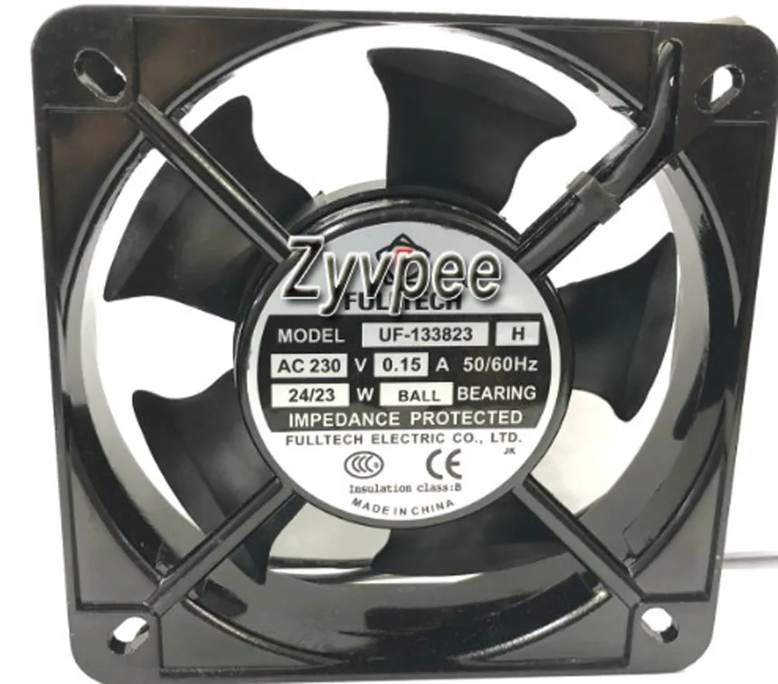 OEM Industries OEM Industries UF-133823 135mm Ball Bearing CPU Cooler AC 230V 0.15A 50/60Hz 24/23W 2-Wire — product photo