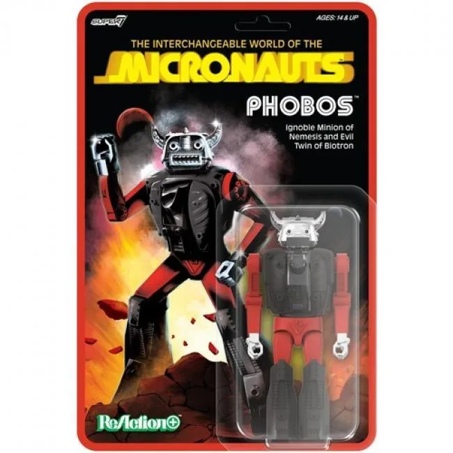 Super7 Super7 Micronauts ReAction+ Wv4 Phobos Action Figure OR-MICR-10232 — product photo