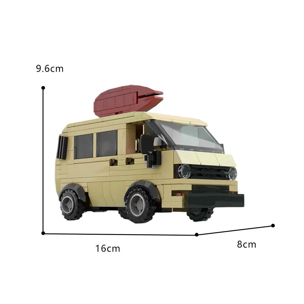 ZITIANYOUBUILD ZITIANYOUBUILD Pizza Delivery Van 244 Pieces Building Toys Kit — product photo