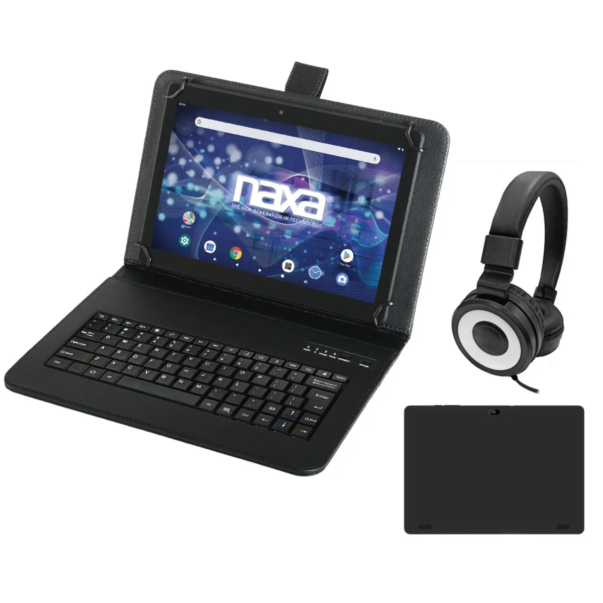 Naxa Naxa 10.1" Android Tablet 2GB 16GB RK3326 Quad Core 1.5GHz Black Bundle — product photo
