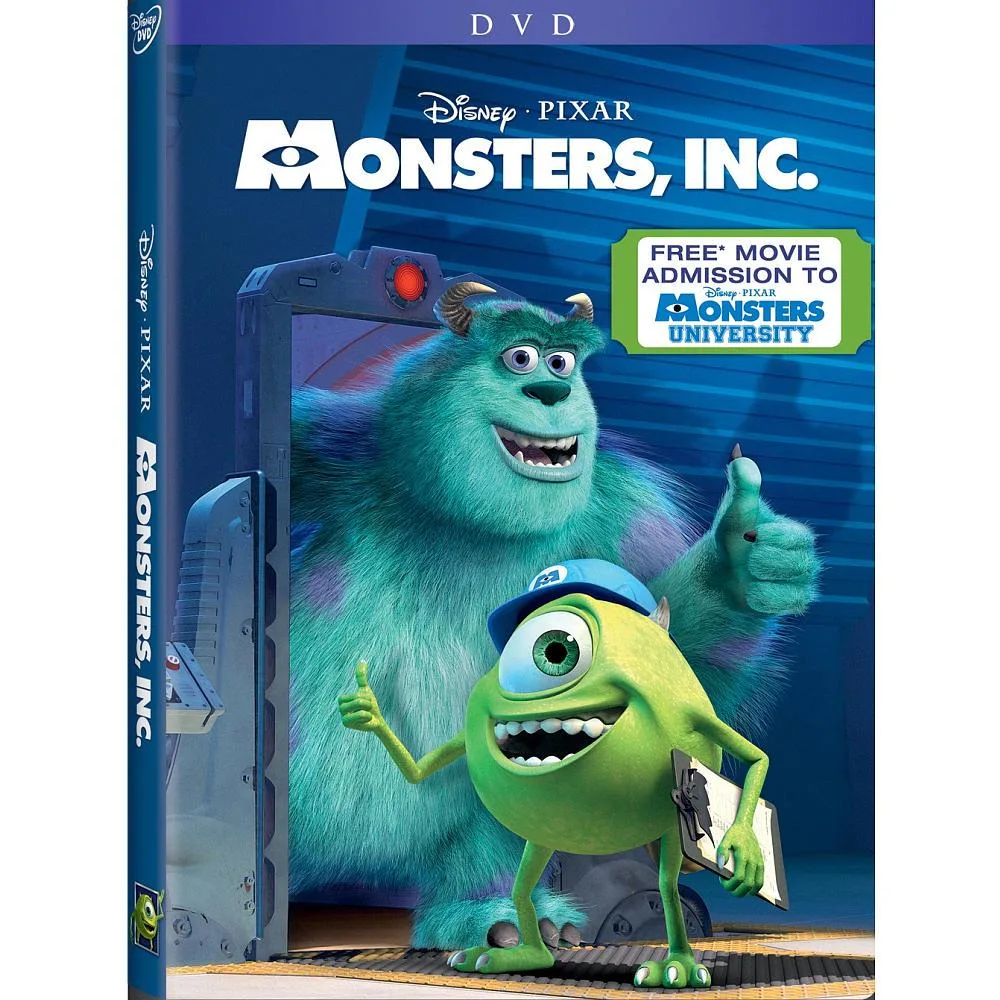 Disney Interactive Studios Disney Interactive Studios Monsters Inc. DVD 2001 D110557D — product photo