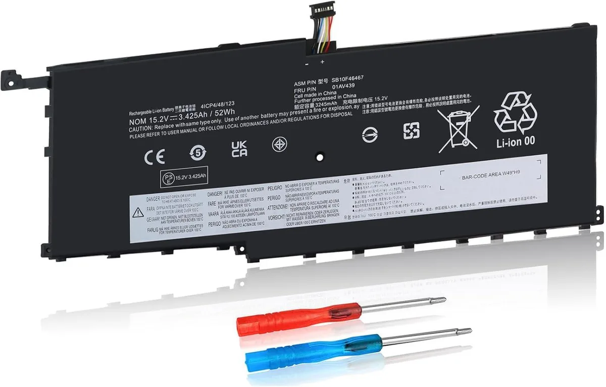 LXHY LXHY 01AV439 laptop battery 15.2V 3421mAh — product photo