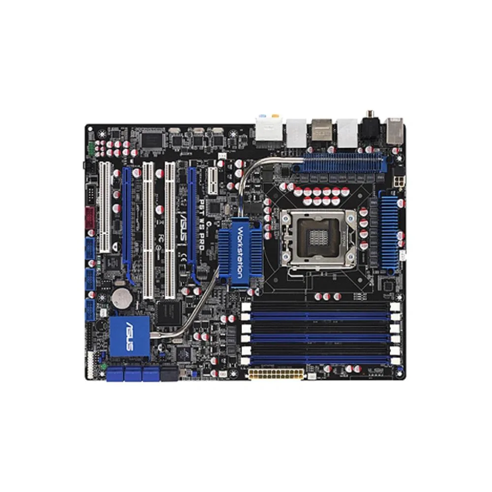 ASUS ASUS P6T WS Pro Intel X58 LGA 1366 12GB DDR3 ATX motherboard — product photo