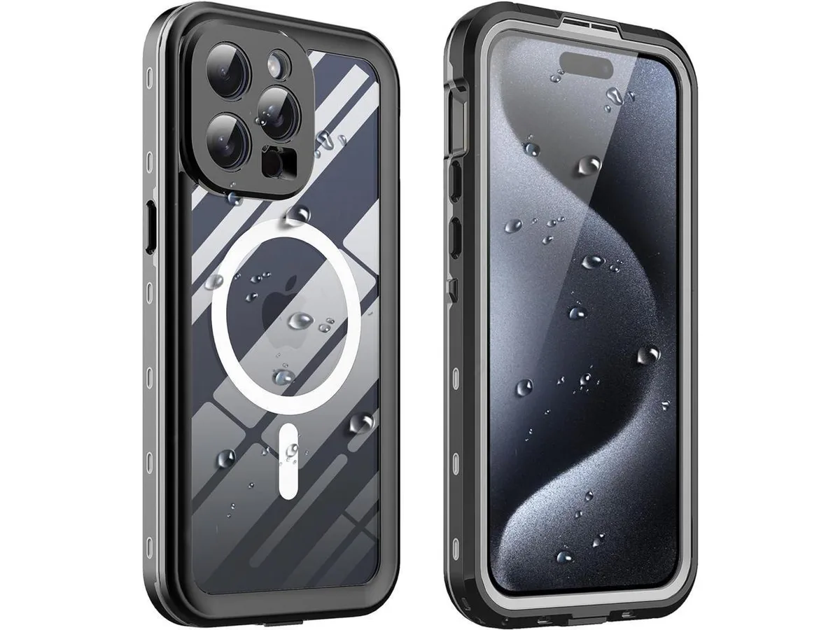 BONAEVER BONAEVER Waterproof Case iPhone 15 Pro 6.1 inch Red — product photo