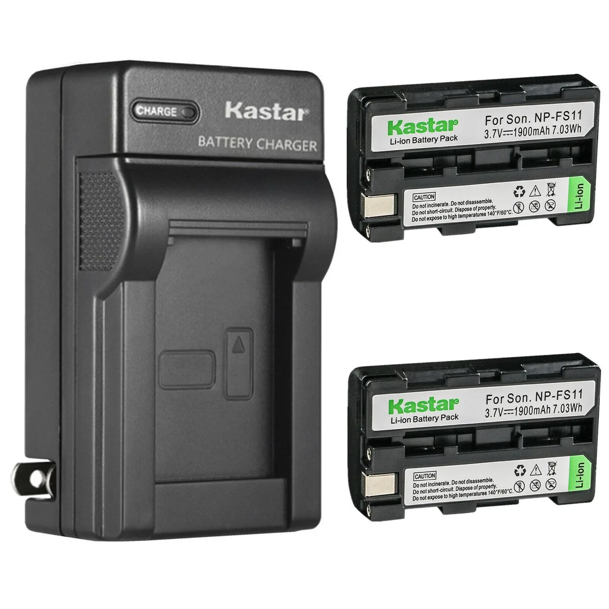 Kastar Kastar NP-FS11 2-Pack Battery &amp; AC Wall Charger — product photo