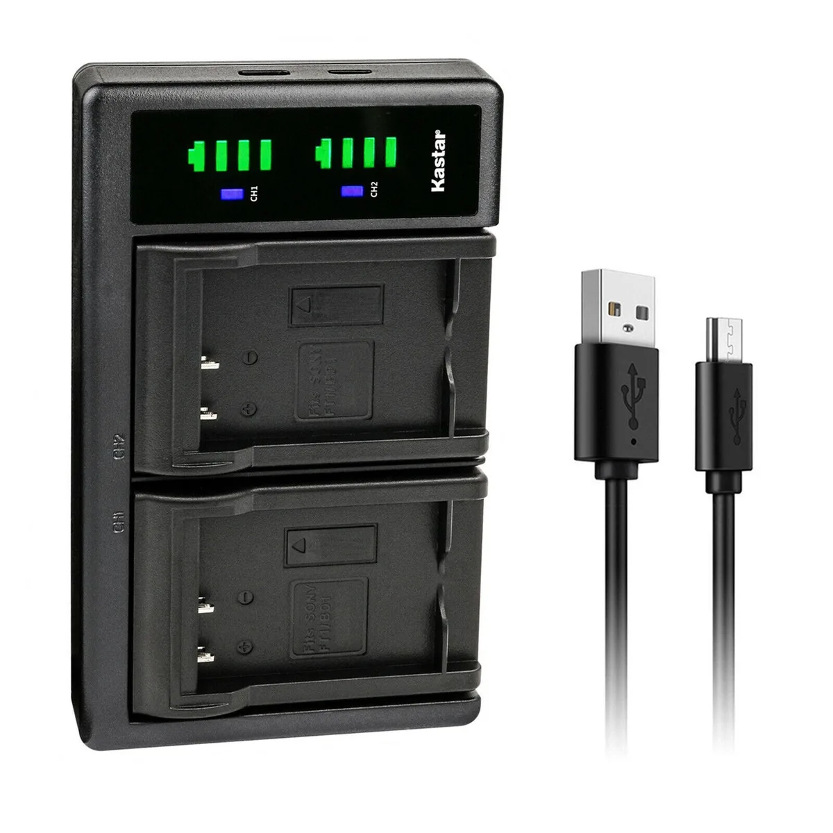 Kastar Kastar NP-FR1 LTD2 USB Battery Charger for Sony DSC-P150/L P150/S P200 P200/B P200/R P200/S — product photo