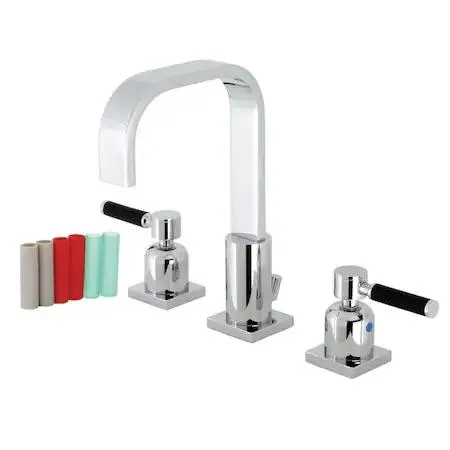 Fauceture Fauceture FSC8961DKL 8" Widespread Bath Faucet, Polished Chrome — product photo