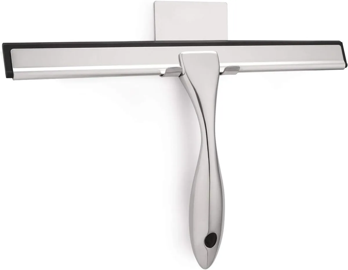  HIWARE 01 Shower Squeegee Stainless Steel 10 Inches Silver — product photo