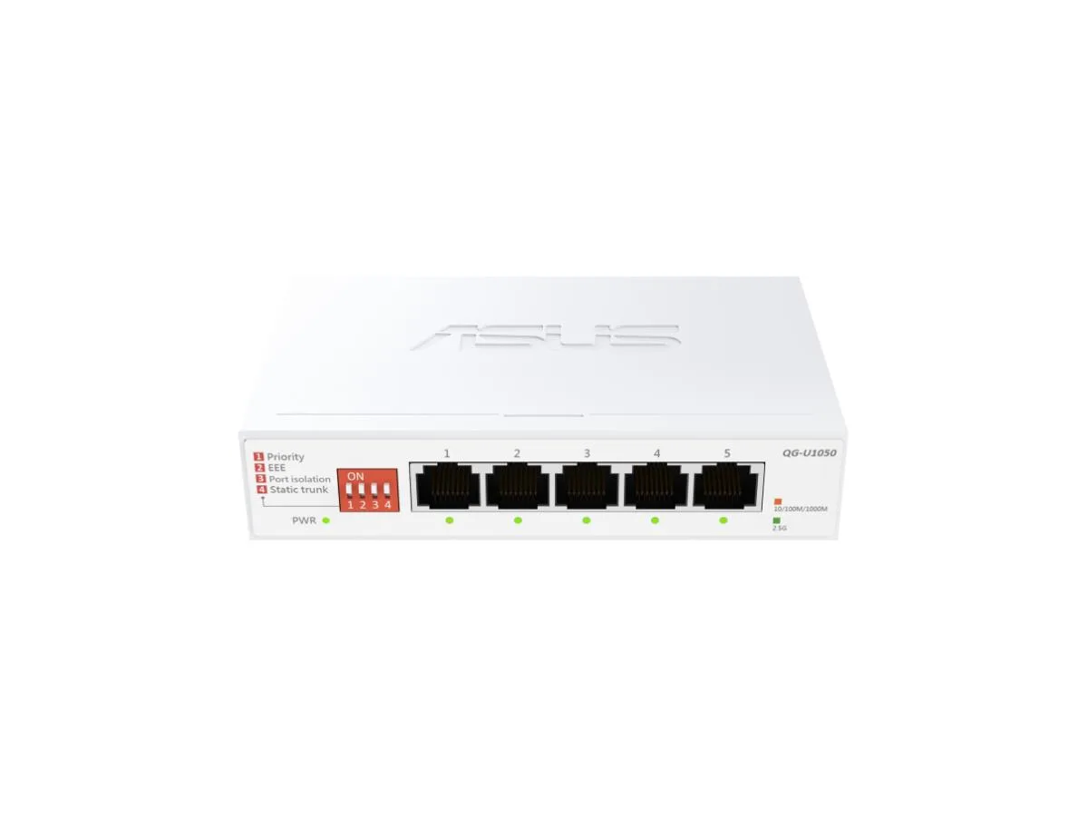 ASUS ASUS QG-U1050 5-port 2.5G unmanaged network switch — product photo