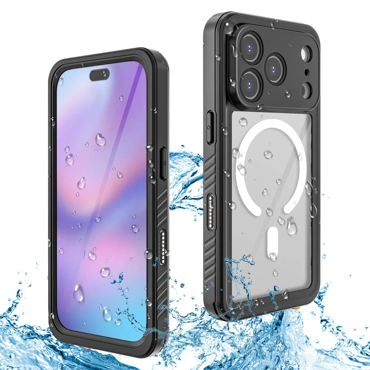 Werleo Werleo iPhone 17 Pro Case Waterproof IP68 MagSafe Black — product photo