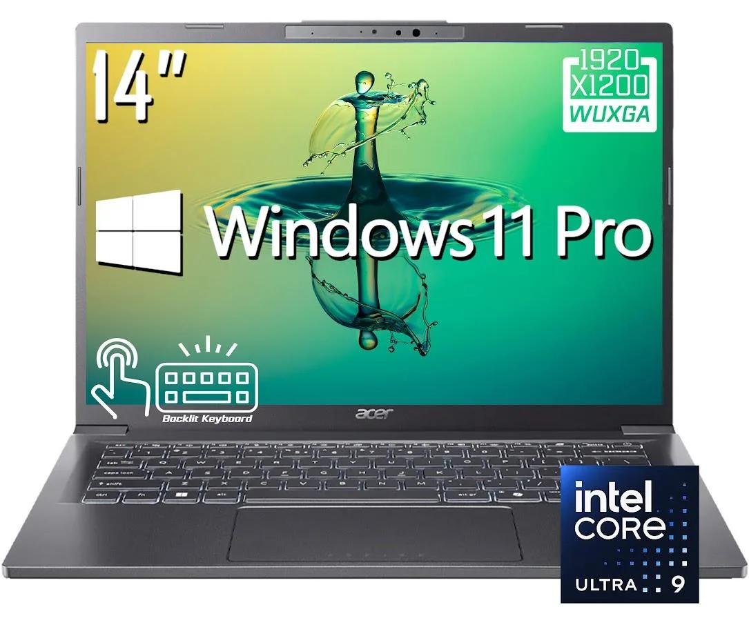 Acer America Acer Aspire 14 AI Business Laptop 14.0" Touchscreen Core Ultra 9 288V 32GB 1TB — product photo