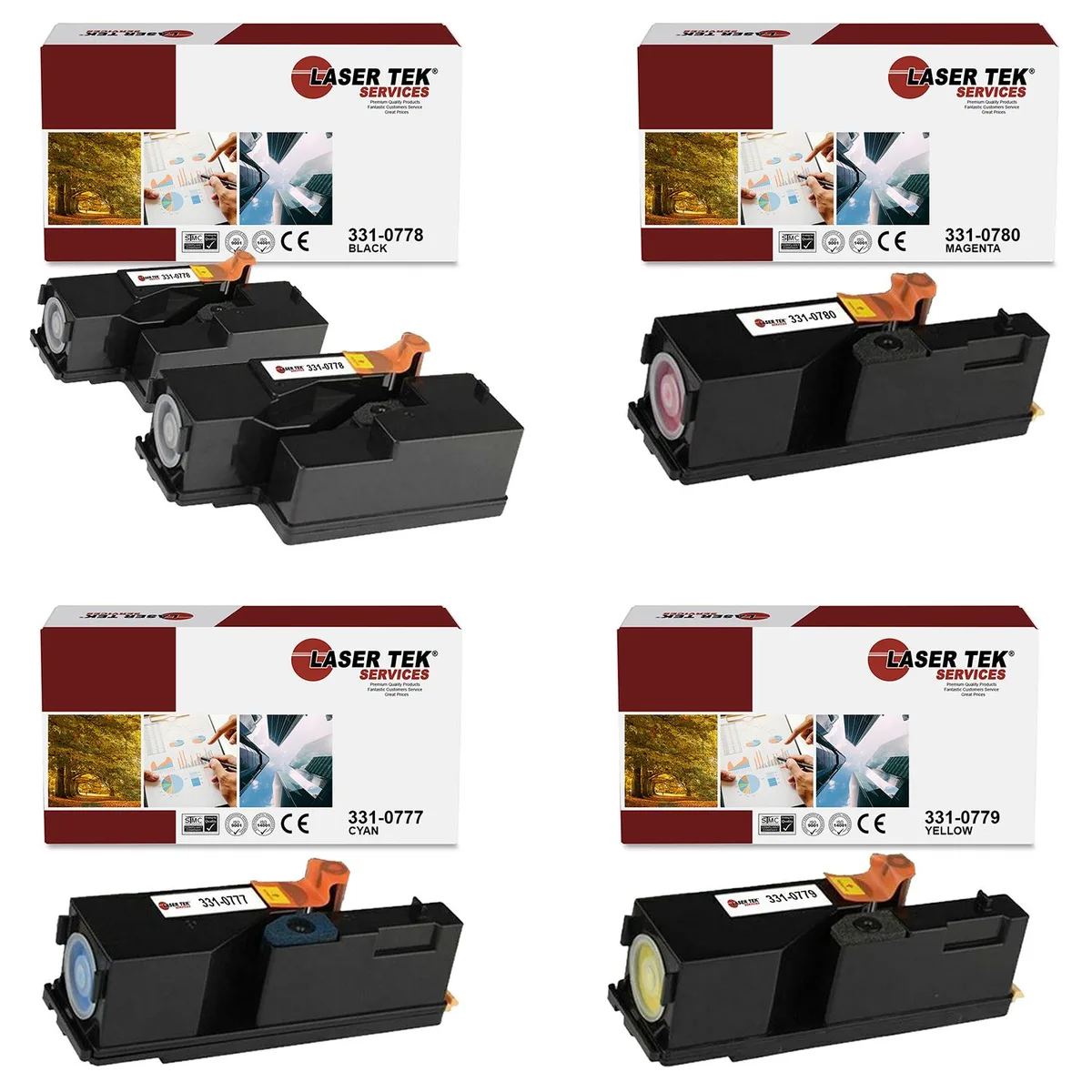Laser Tek Services Laser Tek Services 1250 Compatible Toner Cartridge 5PK — product photo