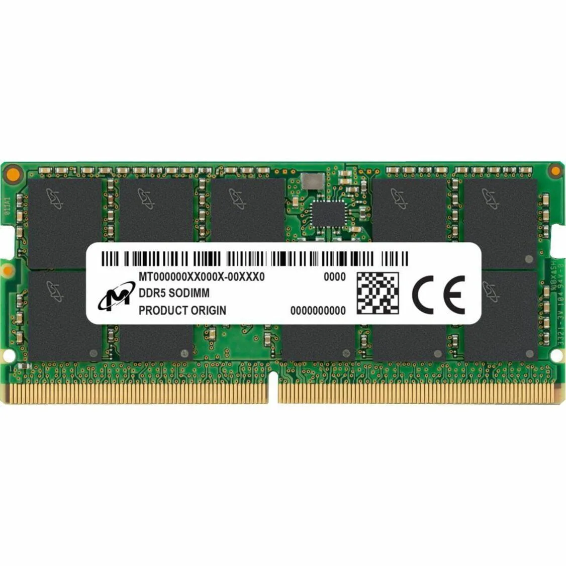 Micron Micron MTC20C2085S1TC48BR 32GB DDR5-4800 ECC RDIMM server RAM — product photo