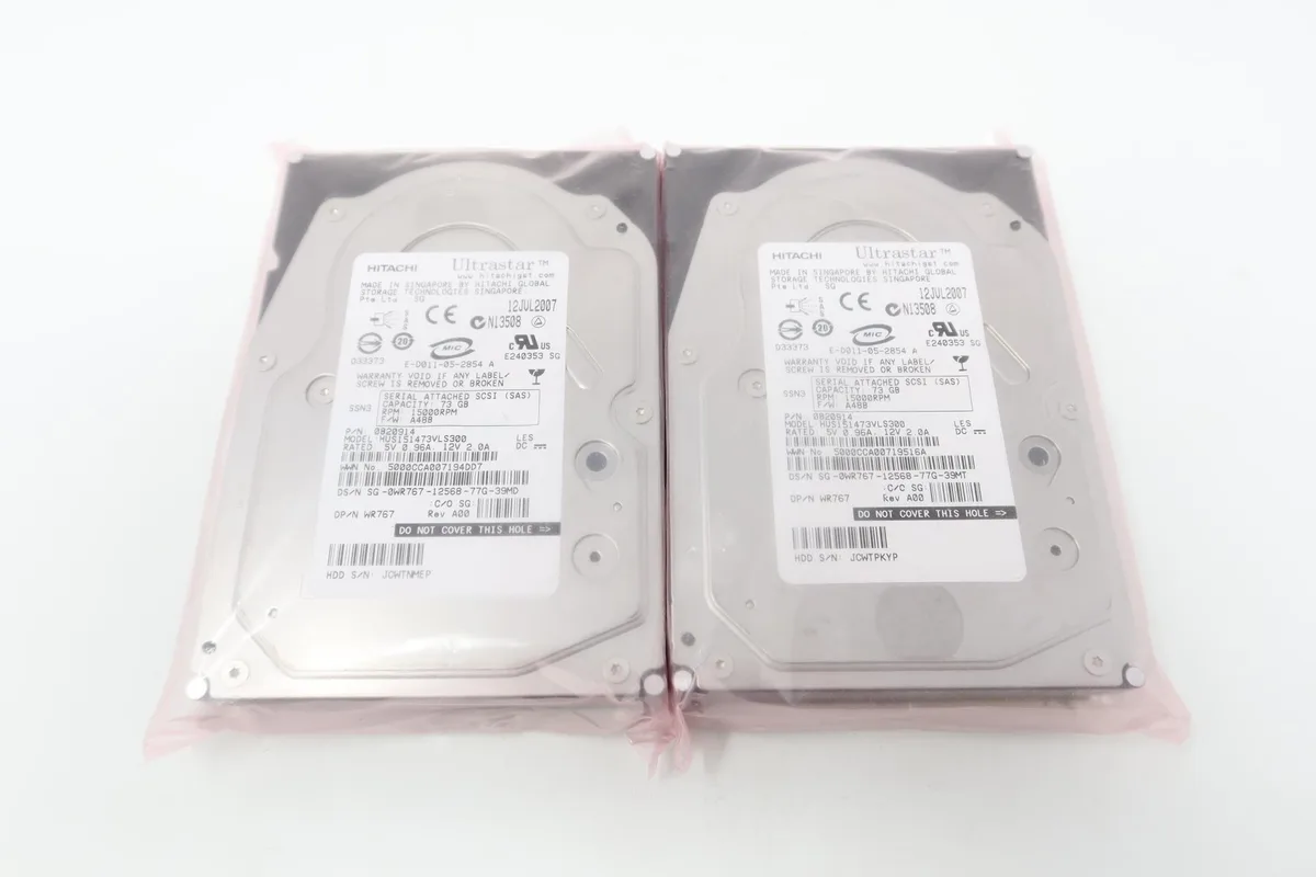 HGST HGST HUS151473VLS330 0B20914 73GB 15K SAS 3.5" internal hard drive — product photo