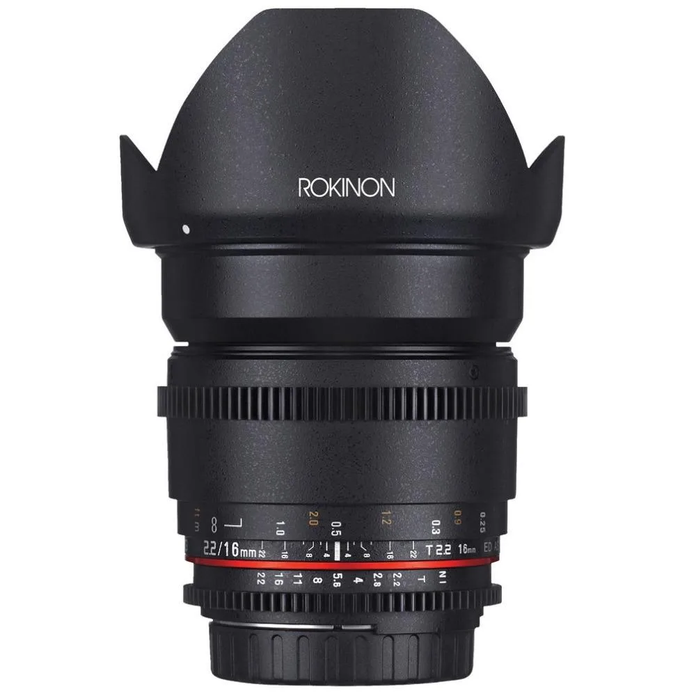 Rokinon Rokinon DS16M-NEX 16mm T2.2 Cine Wide Angle Lens for Sony E-Mount — product photo