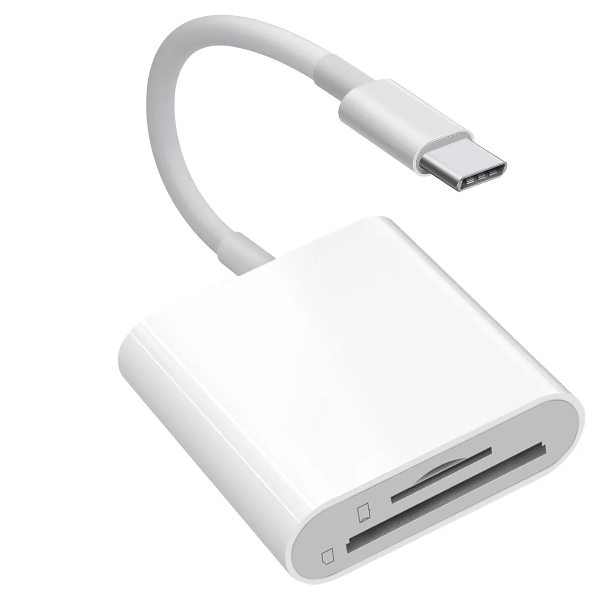  Miohuka Dual slot USB-C SD MicroSD Reader 16.7g — product photo