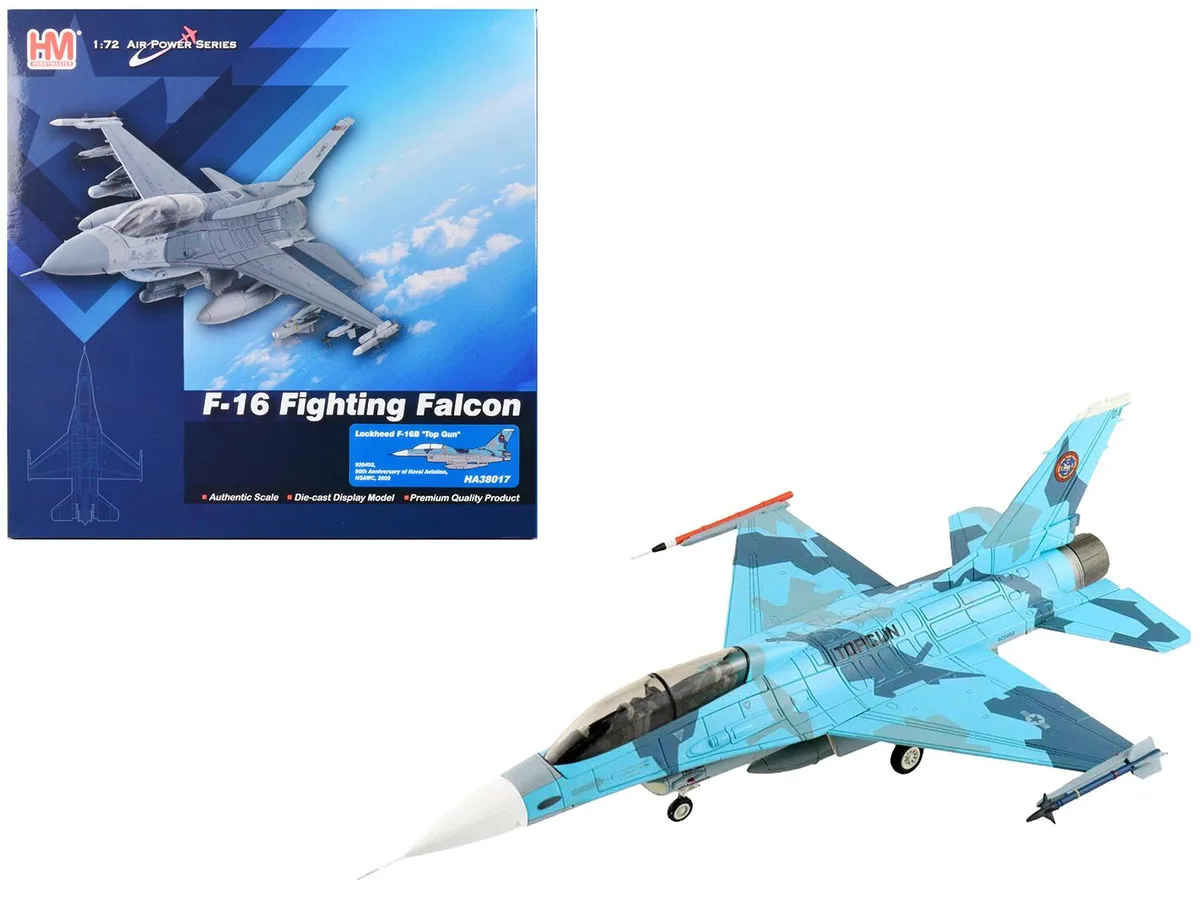 Hobby Master Hobby Master Lockheed F-16B Fighting Falcon NSAWC 1/72 Diecast Model — product photo