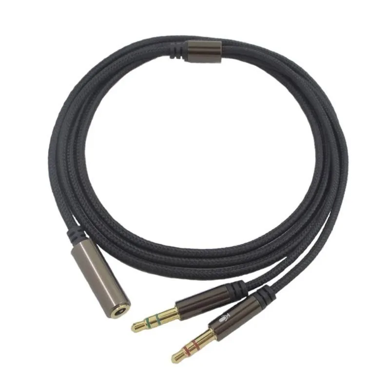 WMtec WMtec 3.5 mm Extension Cable 1.2 m Nylon Braided Black — product photo