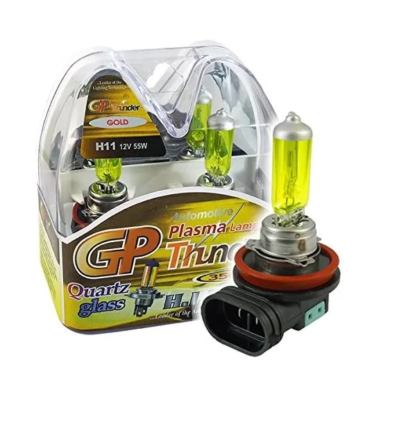 GP Thunder GP Thunder 3500K H11 55W Golden Yellow Halogen Bulbs — product photo