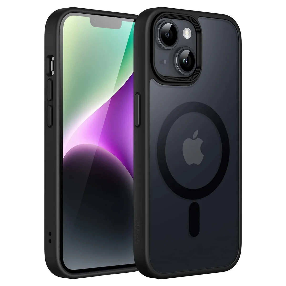  Magnetic Case iPhone 14 6.1 MagSafe Translucent Matte Black — product photo