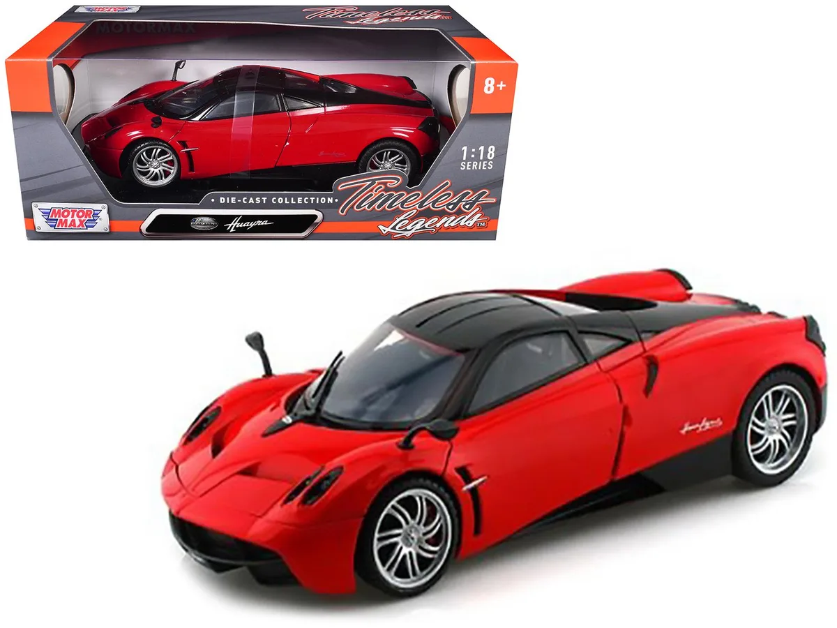 MOTORMAX MOTORMAX Pagani Huayra Red 1/18 Diecast Car hobby collectible — product photo