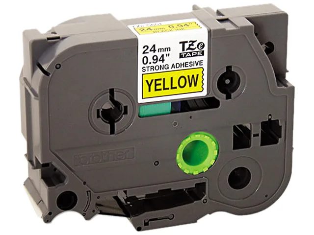 Brother Brother TZES651 24 mm Black on Yellow Tape 8 m pos accessory — product photo
