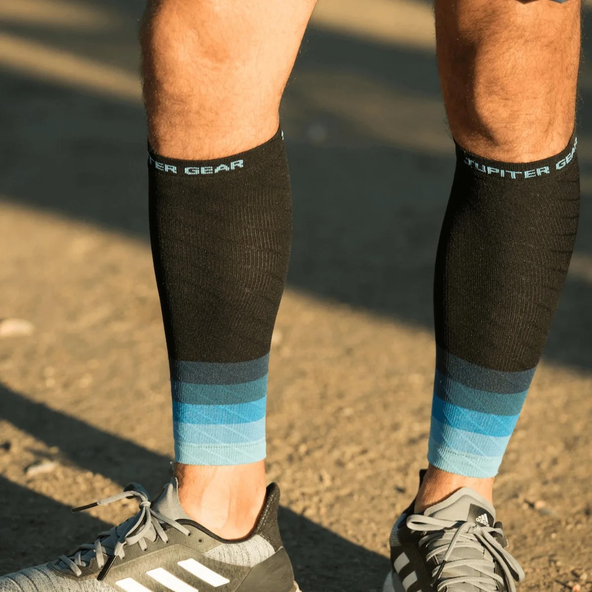 JupiterGear JupiterGear Compression Calf Sleeve Large / XL Black 1 Pair — product photo