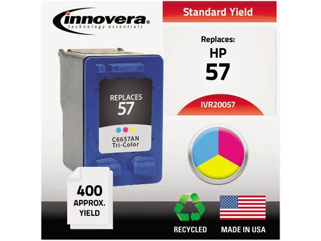 Innovera Innovera IVR20057 3 Colors ink cartridge 400 Pages — product photo