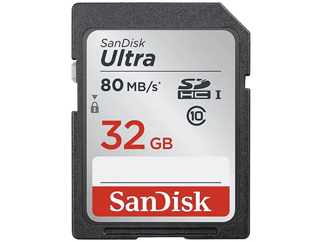 SanDisk SanDisk SDSDUNC-032G-CN6IN Ultra SD 32 GB 80 MB/s C10 U — product photo