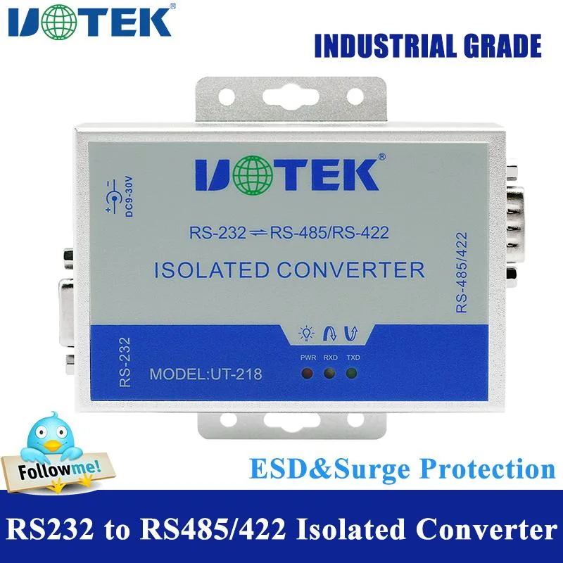 UOTEK UOTEK UT-218 RS232 to RS485 RS422 Data Converter — product photo