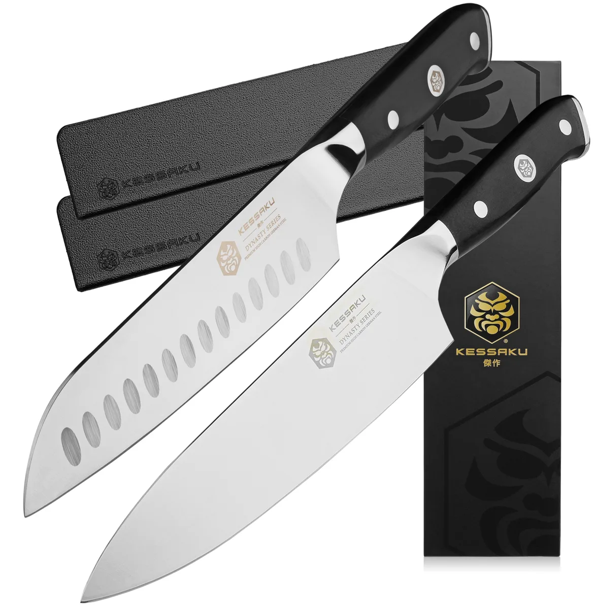 Kessaku Kessaku KES99010 8" Chef &amp; 7" Santoku Knife Set — product photo