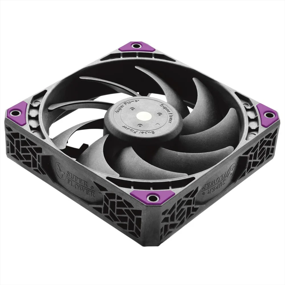 Super Flower Super Flower MEGACOOL SF-PF141-BK 140mm 30mm 12-pole PWM case fan Black/Grey — product photo