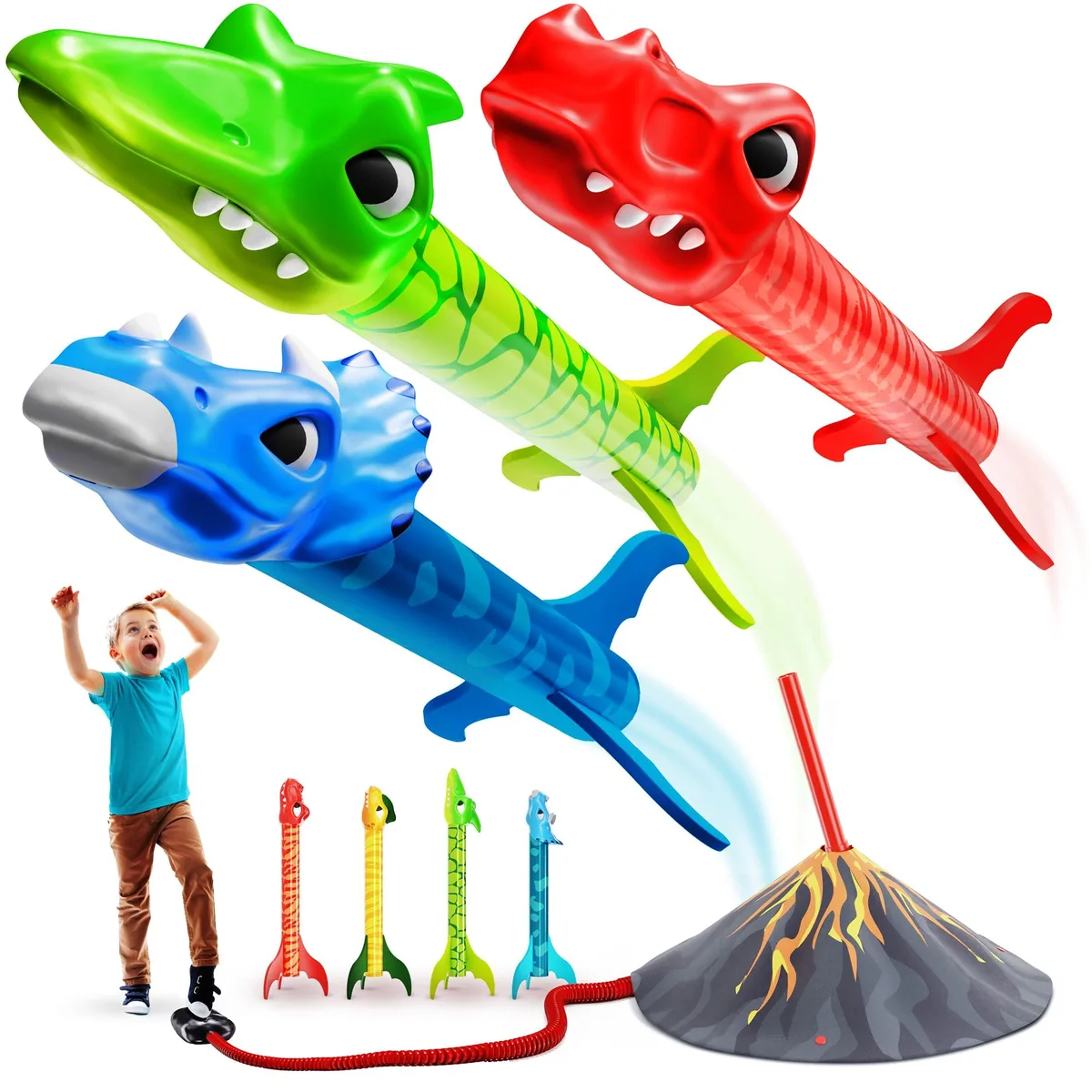  Dinosaur Toy Rocket Launcher for Kids — product photo