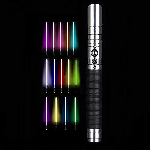 gengyouyuan gengyouyuan Lightsaber RGB Silver Handle USB Charging Dress-Up — product photo