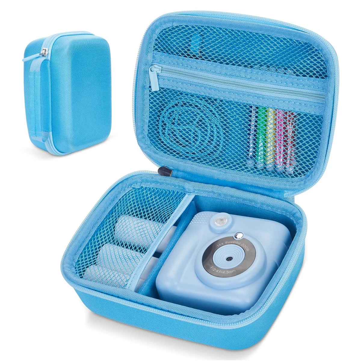  Hikkon HKKSCC-BLU Camera Case Blue 6.69 x 4.72 x 3.15 in — product photo